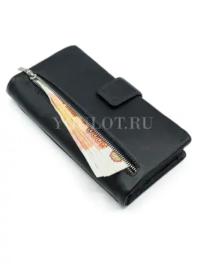 Мужской кожаный клатч Briefcase 0889 на кнопке