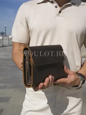 Клатч мужской из натуральной кожи 7265, кошелек - портмоне