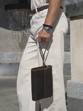 Клатч мужской из натуральной кожи 7265, кошелек - портмоне