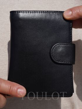 Портмоне для денег и карт кожаное