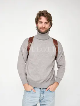 Рюкзак мужской из натуральной кожи Briefcase для ноутбука 15" и документов A4