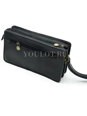 Клатч мужской с карманом для телефона Briefcase 302 BLACK