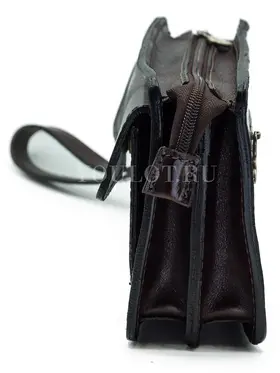 Клатч мужской с карманом для телефона и ручкой Briefcase 302 BROWN