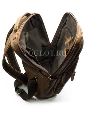 Рюкзак мужской кожаный Briefcase с ручкой