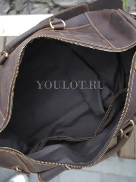 Сумка дорожная из натуральной кожи с отделом для обуви Briefcase 52