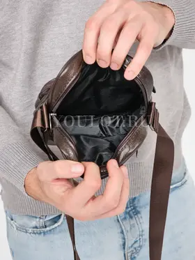 Сумка мужская через плечо, барсетка кожаная Briefcase 6108