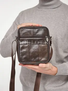 Сумка мужская через плечо, барсетка кожаная Briefcase 6108