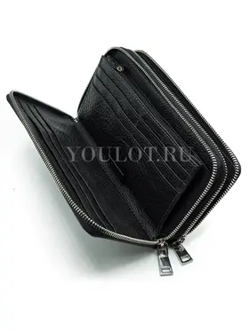 Клатч мужской кожаный Briefcase 7M-1128 с двумя молниями