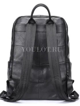 Рюкзак мужской кожаный для ноутбука 15" и документов A4