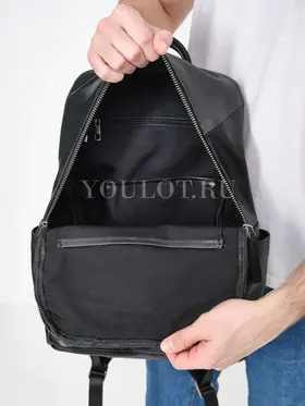 Рюкзак мужской кожаный для ноутбука 15" и документов A4