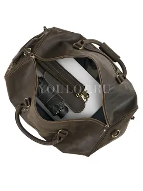 Сумка дорожная Briefcase 9801-55 из натуральной кожи с отделением для обуви