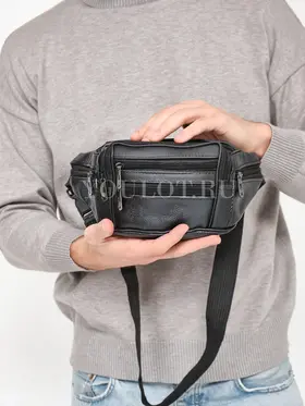 Сумка мужская на пояс, бананка кожаная Briefcase 001