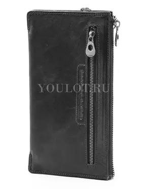 Кожаный мужской клатч Briefcase M1302 с ручкой на запястье