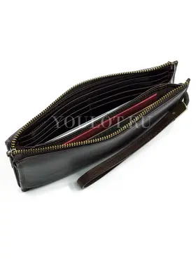 Мужской клатч Briefcase MB1302 из натуральной кожи, коричневый