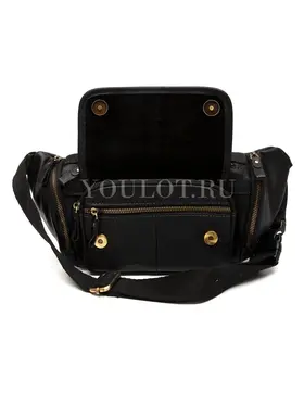 Мужская сумка через плечо Ruff Ryder 1390, бананка из натуральной кожи