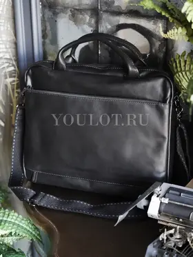 Портфель-сумка Ruff Ryder 1608-1 для документов и ноутбука кожаный Old Money