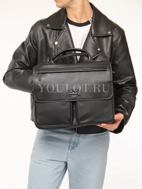 Портфель-сумка Ruff Ryder 1608-1 для документов и ноутбука кожаный Old Money