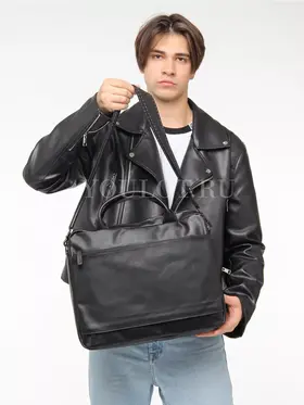 Портфель-сумка Ruff Ryder 1608-1 для документов и ноутбука кожаный Old Money