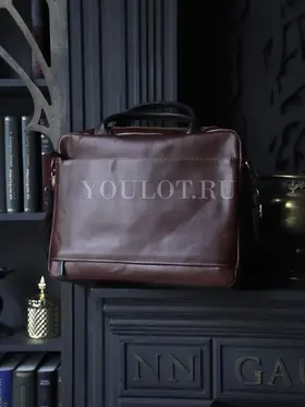 Портфель-сумка Ruff Ryder 1608 для документов и ноутбука кожаный Old Money