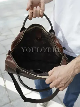 Портфель-сумка Ruff Ryder 1608 для документов и ноутбука кожаный Old Money