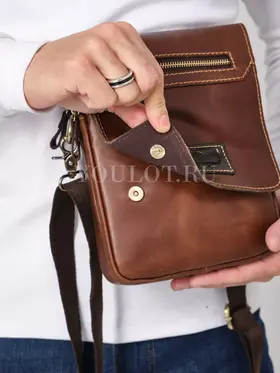 Сумка мужская через плечо из натуральной кожи Ryff Ryder 1838-1