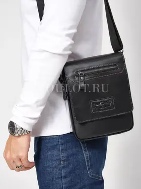 Сумка мужская через плечо из натуральной кожи Ryff Ryder 1838