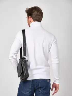 Сумка мужская через плечо из натуральной кожи Ryff Ryder 1838