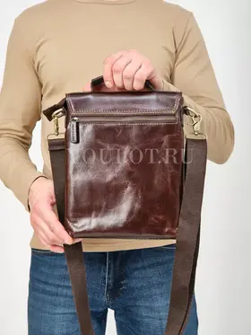 Сумка через плечо Ruff Ryder 2098, барсетка кожаная натуральная Old Money