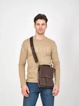 Сумка через плечо Ruff Ryder 2098, барсетка кожаная натуральная Old Money