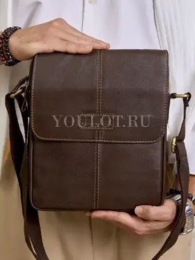 Сумка планшет мужская через плечо из натуральной кожи Ryff Ryder 3910