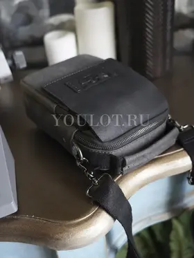 Сумка мужская через плечо Ruff Ryder 4470-1 маленькая кожаная