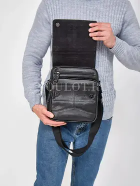 Сумка мужская через плечо Ryff Ryder 89059 с клапаном из натуральной кожи
