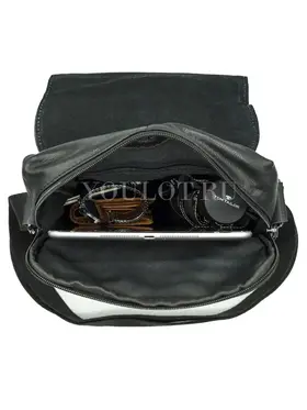 Сумка мужская через плечо Ryff Ryder 89059 с клапаном из натуральной кожи