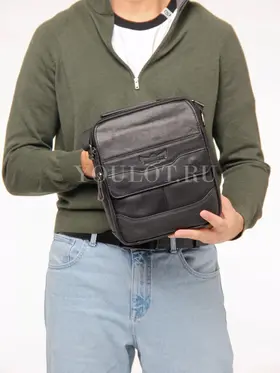 Сумка мужская через плечо из натуральной кожи Ryff Ryder 89060 с ручкой и ремнем