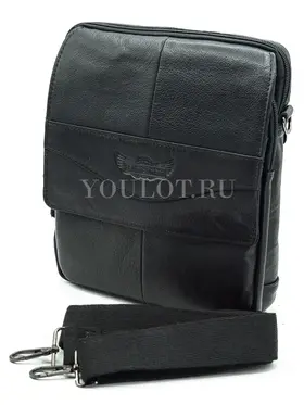 Мужская сумка через плечо из натуральной кожи Ruff Ryder 89061