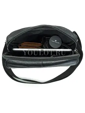 Мужская сумка через плечо из натуральной кожи Ruff Ryder 89061