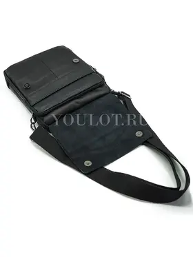 Мужская сумка через плечо из натуральной кожи Ruff Ryder 89061