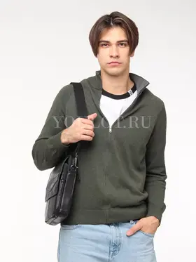 Мужская сумка через плечо из натуральной кожи Ruff Ryder 89061