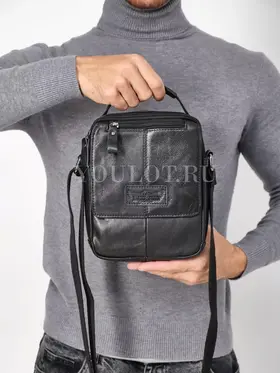 Сумка мужская через плечо, барсетка из натуральной кожи Ryff Ryder 9069