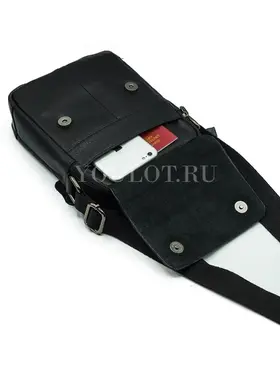 Сумка мужская через плечо, барсетка из натуральной кожи Ryff Ryder 9069