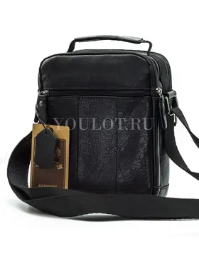 Сумка мужская через плечо, барсетка из натуральной кожи Ryff Ryder 9070