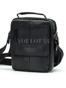 Сумка мужская через плечо, барсетка из натуральной кожи Ryff Ryder 9070