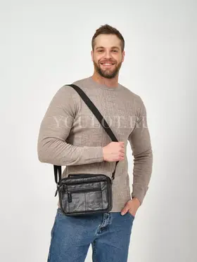 Барсетка через плечо кожаная Ryff Ryder 9073