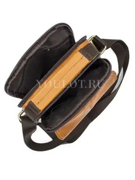 Сумка мужская через плечо, барсетка с ручкой кожаная Ryff Ryder 9147
