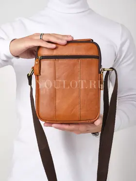 Сумка мужская через плечо, барсетка с ручкой кожаная Ryff Ryder 9147