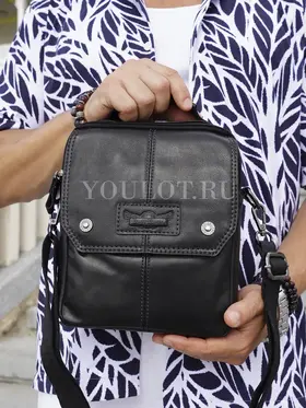 Сумка мужская на плечо из натуральной кожи Ryff Ryder 9155-1