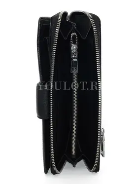 Мужской клатч Briefcase VN2018-6 из натуральной кожи, черный