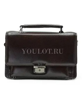 Мужская барсетка через плечо Briefcase A5282-15 коричневая