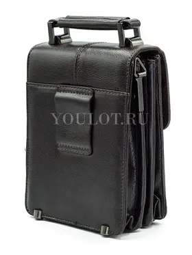 Барсетка мужская вертикальная Briefcase D28-15 с ручкой и ремнем