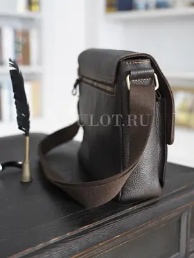 Сумка мужская через плечо Ryff Ryder 1591 большая A4 из натуральной кожи